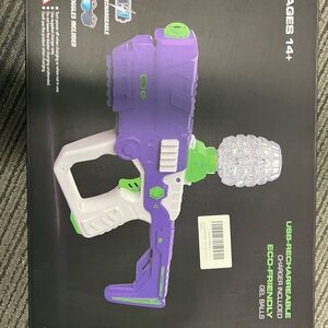 Purple and Green Gel Blaster
